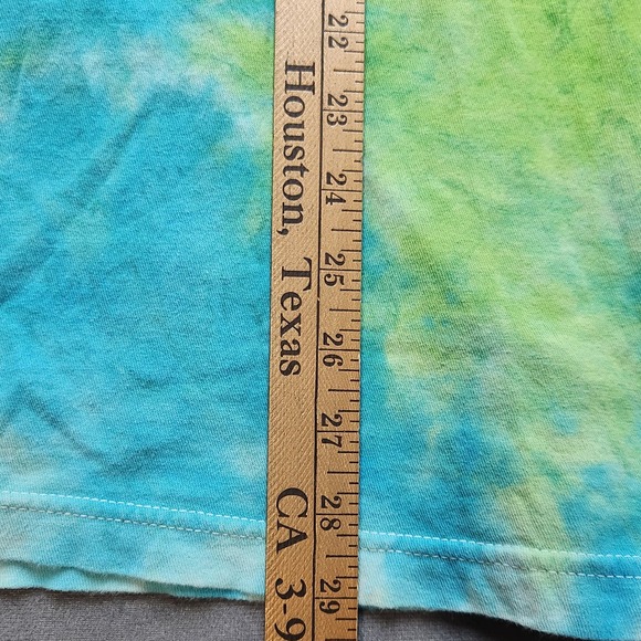 Buc-ees Size Large Shirt Tye Dye Flamingo LEI'D‎ Back Hibiscus Flowers - Picture 3 of 8